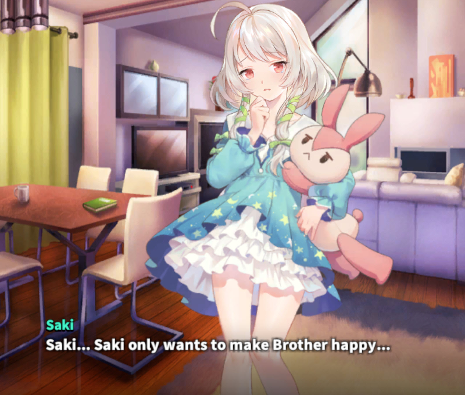 Saki will do everything for brother