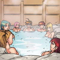 Bring your girls to the onsen